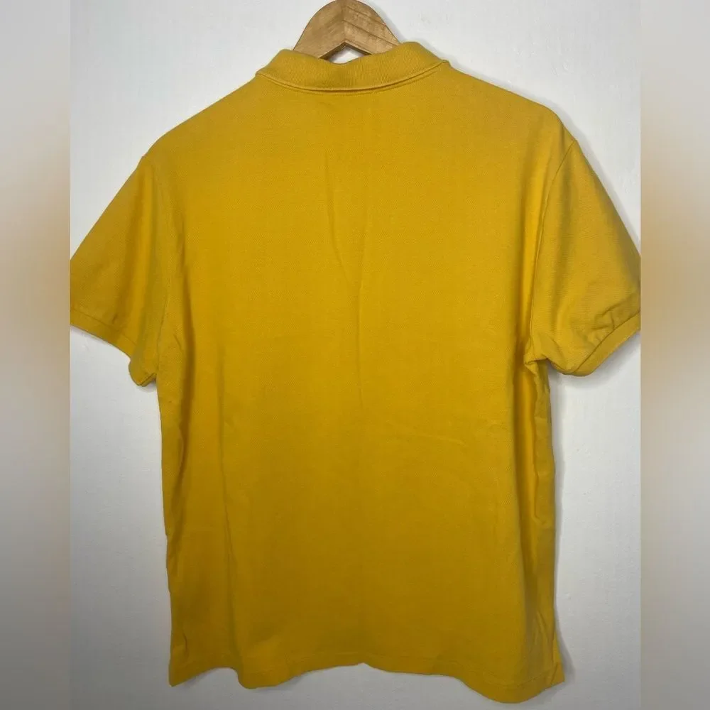 Ralph Lauren Mustard Polo Shirt Size Large Preppy Classic